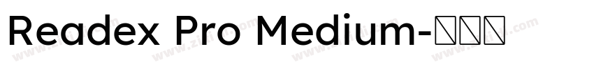 Readex Pro Medium字体转换 Readex Pro Medium字体转换